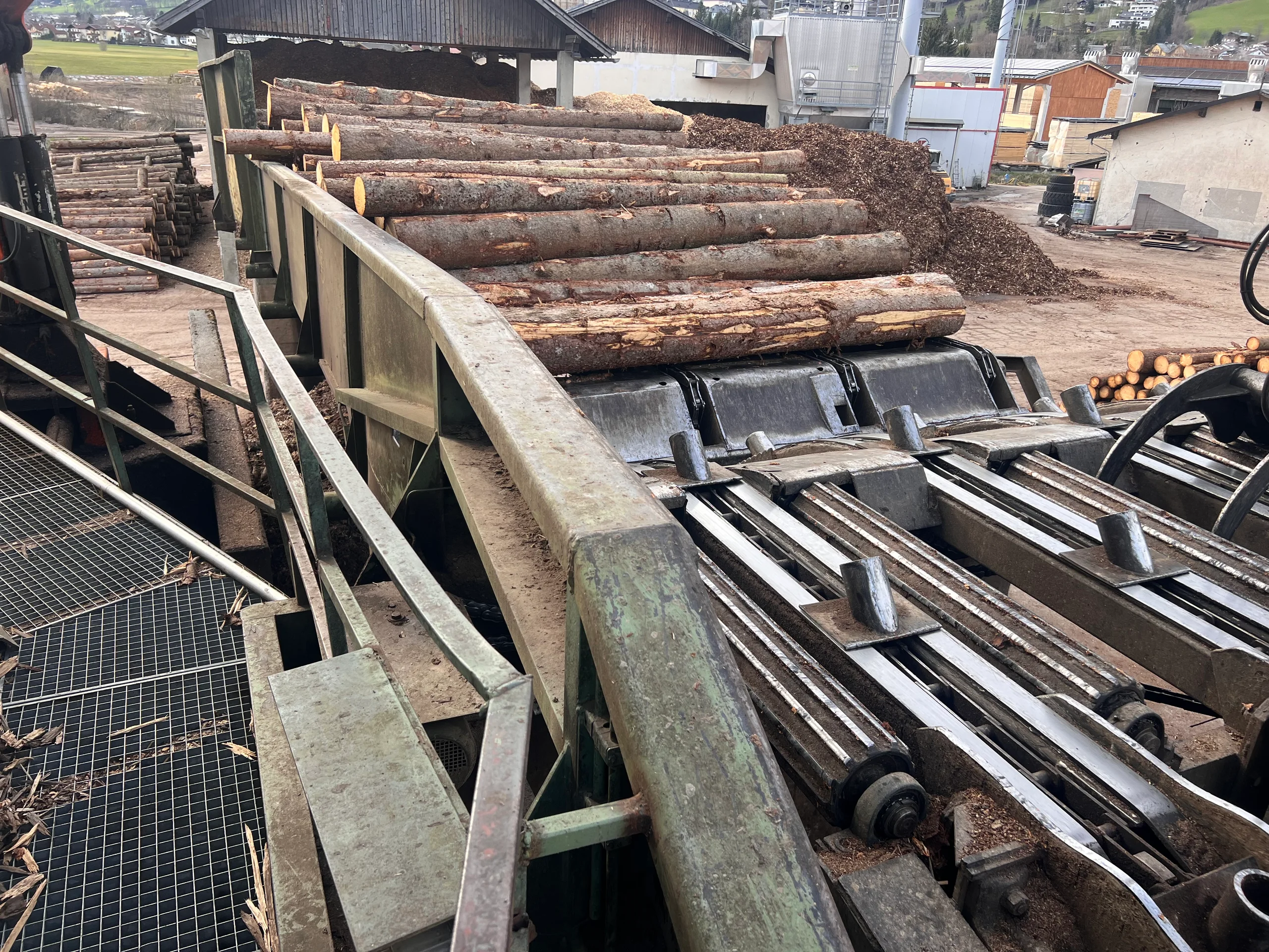 Installation de triage des grumes avec écorçage - Image 2