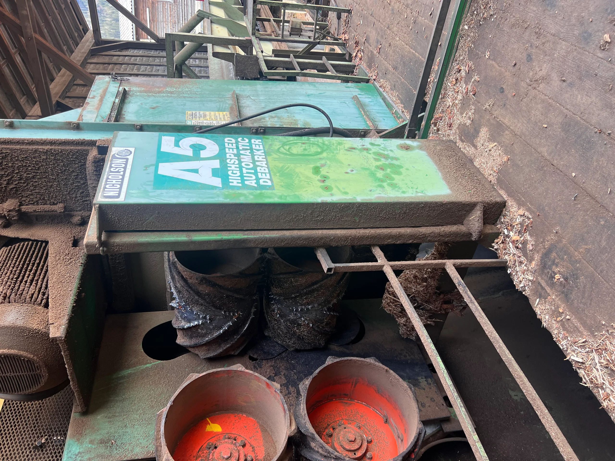 Installation de triage des grumes avec écorçage - Image 3