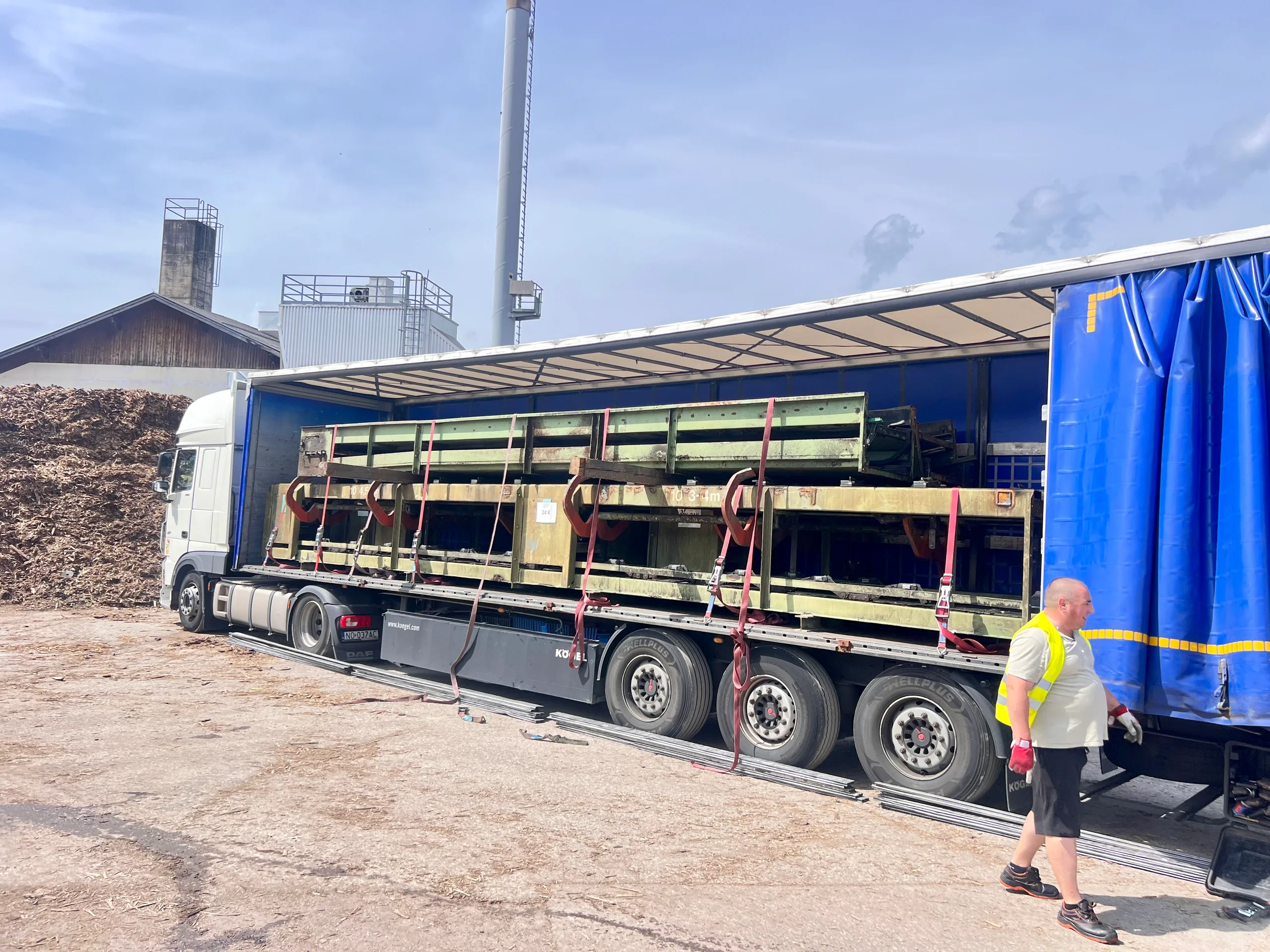 Installation de triage des grumes avec écorçage - Image 22