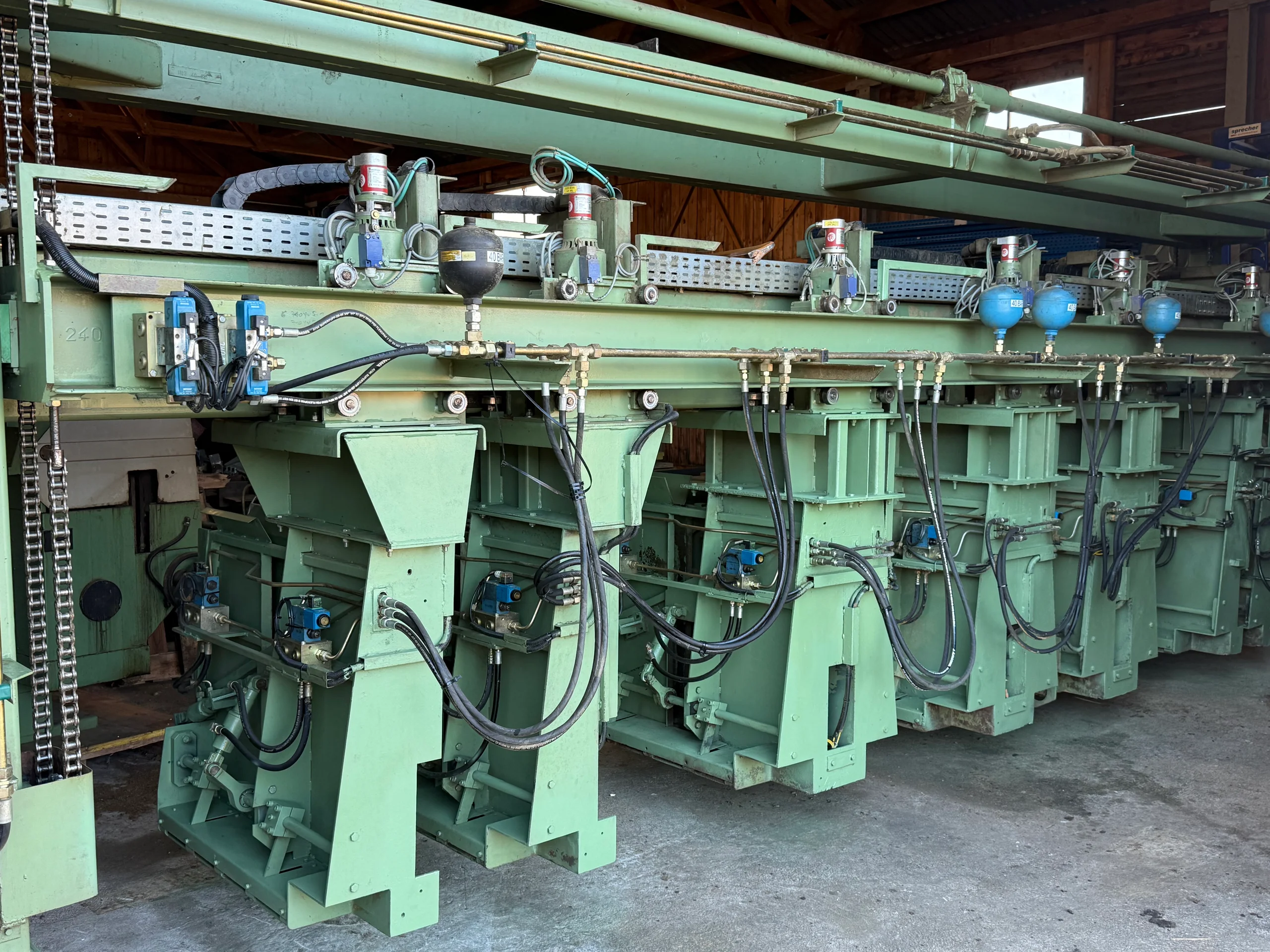 Springer Pose de lattes avec des chargeurs