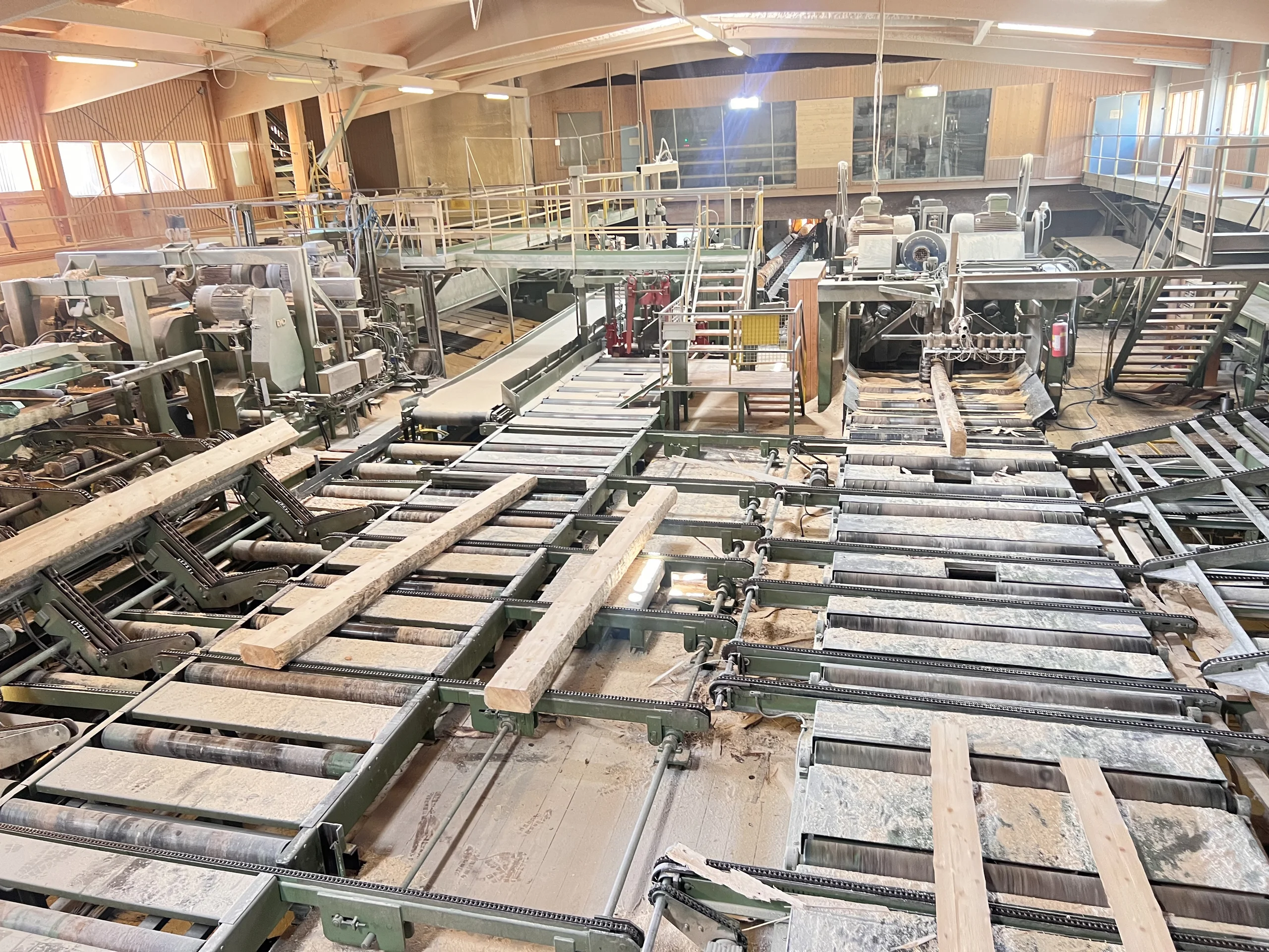 Installation complète de scierie : EWD - Springer - Nicholson....