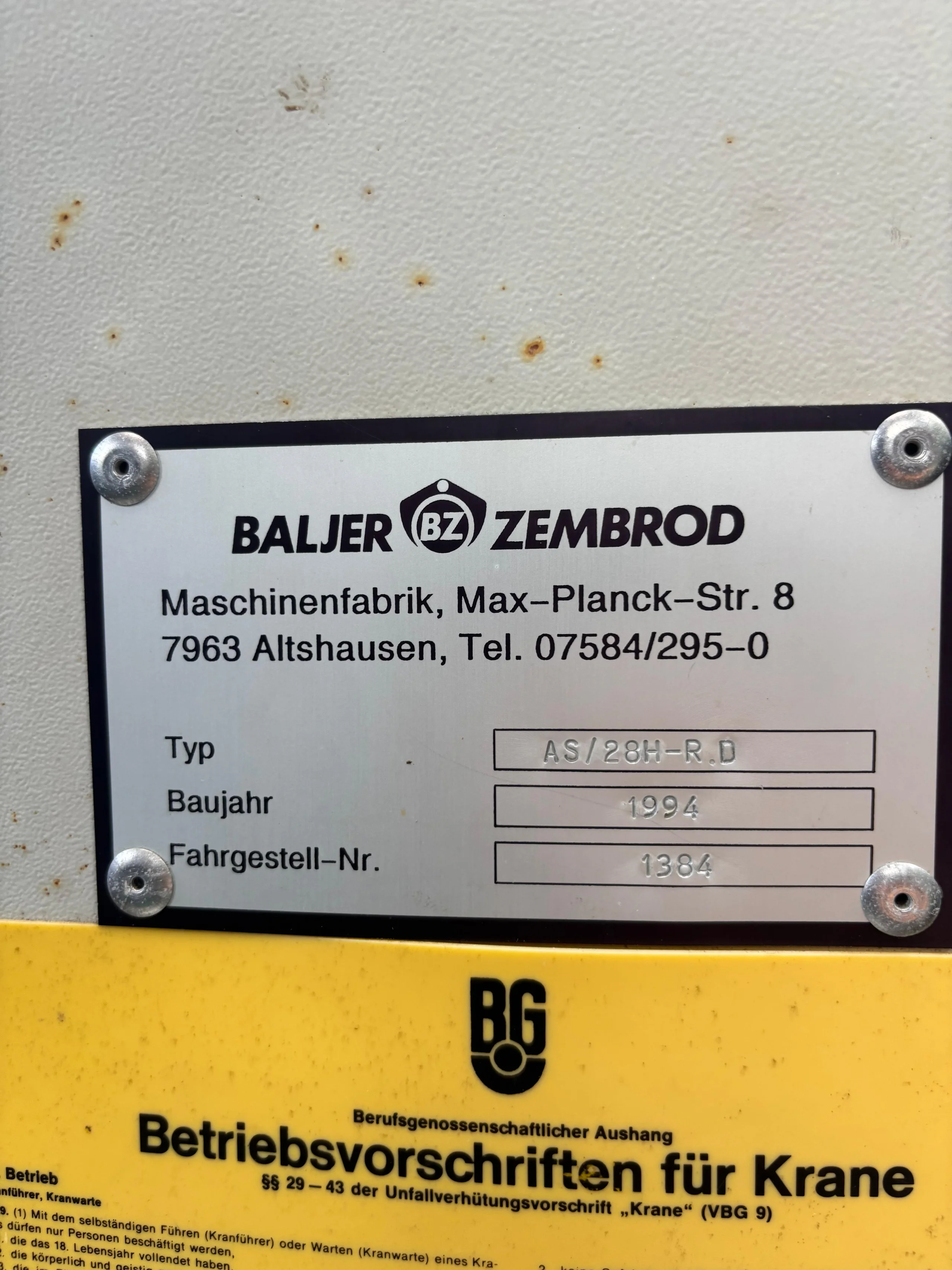 Grue de tri Baljer&Zembrod - Image 21